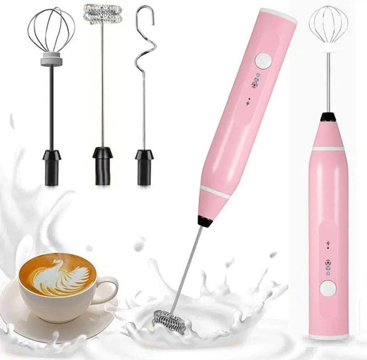 2 Pcs Milk Frother – Perfect for Creamy &amp; Frothy Drinks