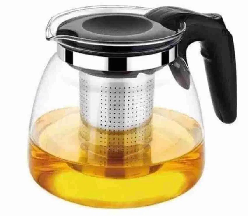 1 Pc Infuser Kettle – Elegant &amp; Functional Glass Teapot